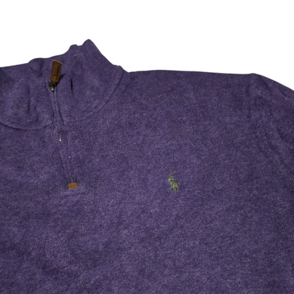 Sueter Ralph Lauren 2xl Morado Pony Verde