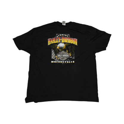 Playera Harley Davidson 3xl Negro Aguila