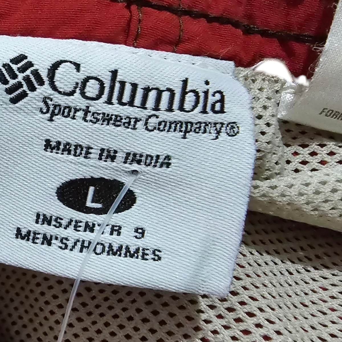 Short Columbia Grande L Rojo Cinturon