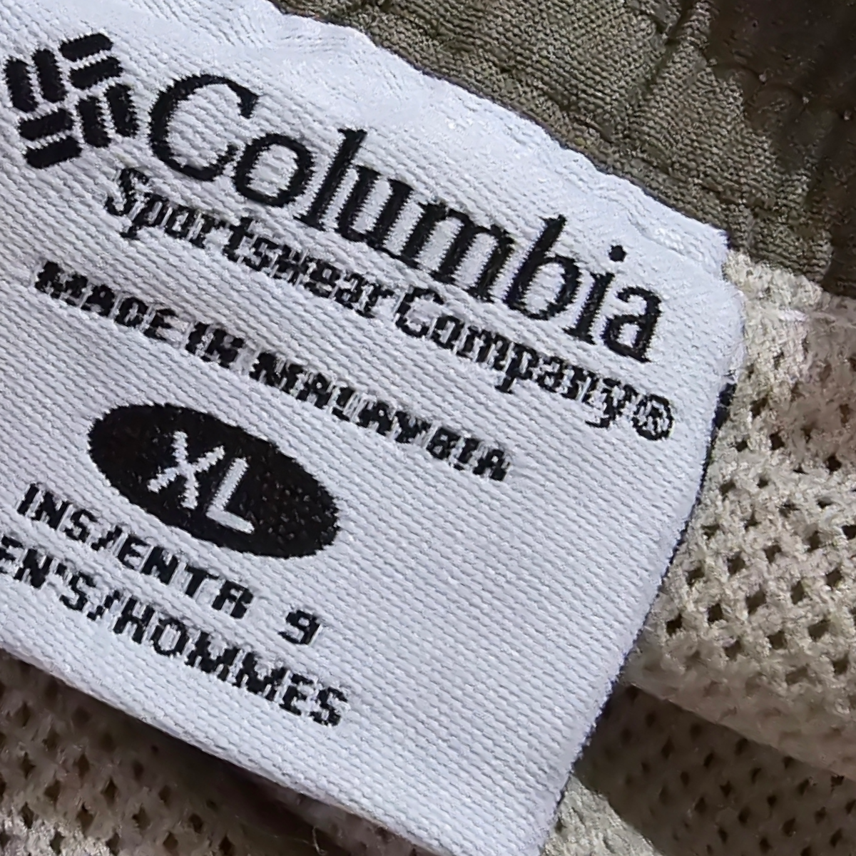 Short Columbia Xgrande Xl Beige Con Cinturon