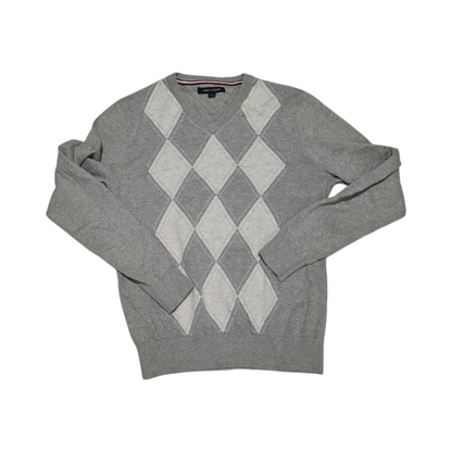 Sueter Tommy Hilfiger Chico S Gris Figuras