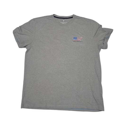 Playera Vineyard Vines Xgrande Xl Gris Dunes Tee