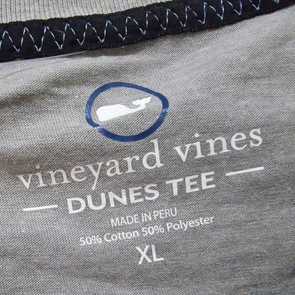Playera Vineyard Vines Xgrande Xl Gris Dunes Tee