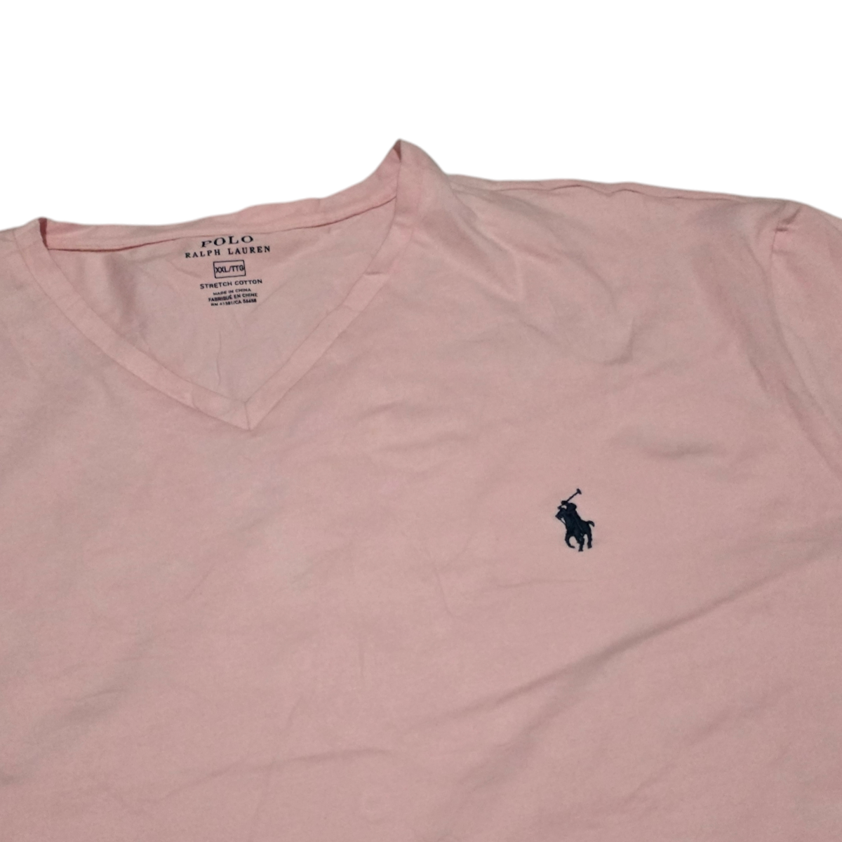 Playera Ralph Lauren 2xl Rosa Algodon Stretch