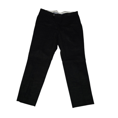 Pantalon Ralph Lauren 38x30 Recto Pana Negro
