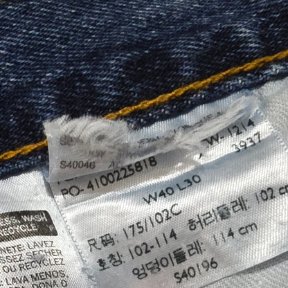 Pantalon Levis 505 40x30 Recto Azul