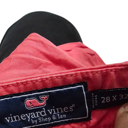 Pantalon Vineyard Vines 28x32 Recto Coral