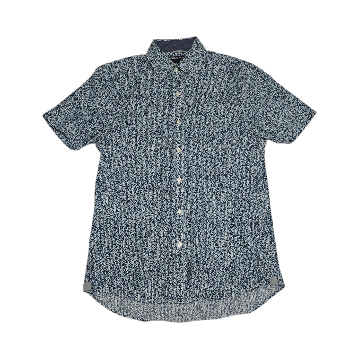 Camisa Michael Kors Xchico Xs Azul Trim Stretch