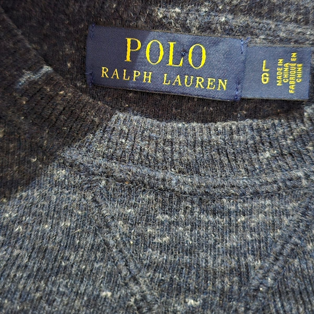 Sueter Ralph Lauren Grande L Azul Pony Azul