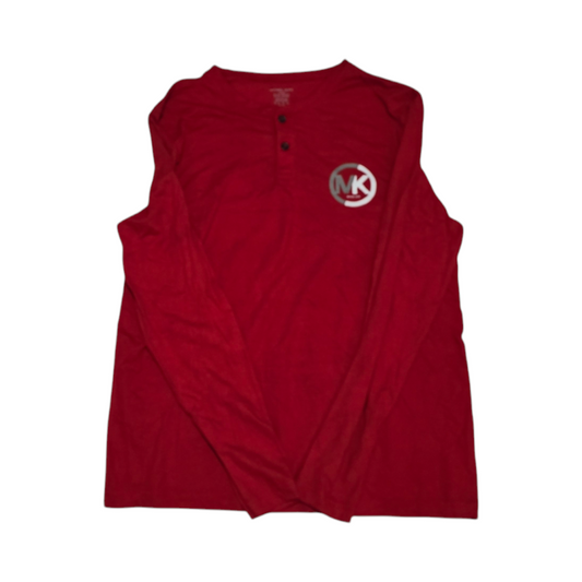 Playera Manga Larga Michael Kors Grande L Rojo