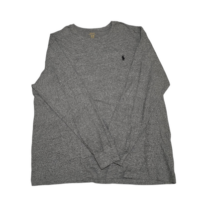 Playera Manga Larga Ralph Lauren Xgrande Xl Gris