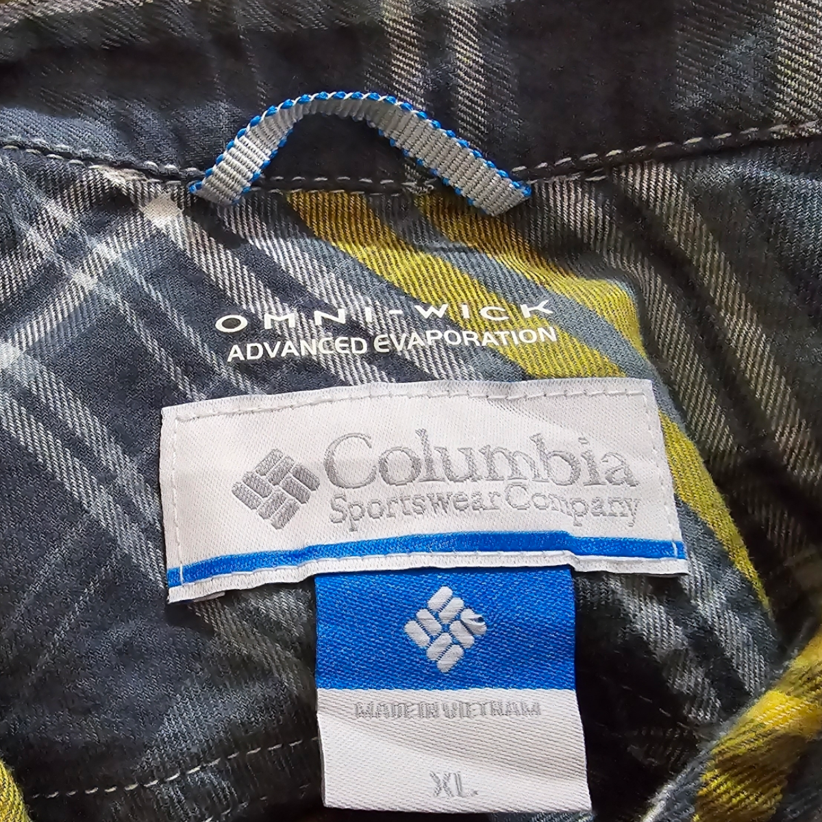 Camisa Columbia Xgrande Xl Omni Wick Cuadro