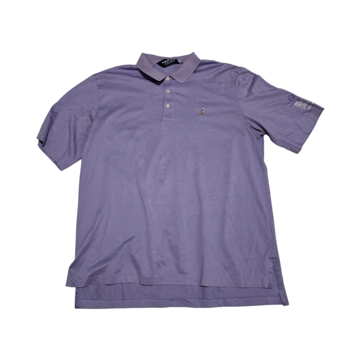 Playera Polo Ralph Lauren Grande L Morado Pony Colores
