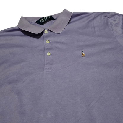 Playera Polo Ralph Lauren Grande L Morado Pony Colores