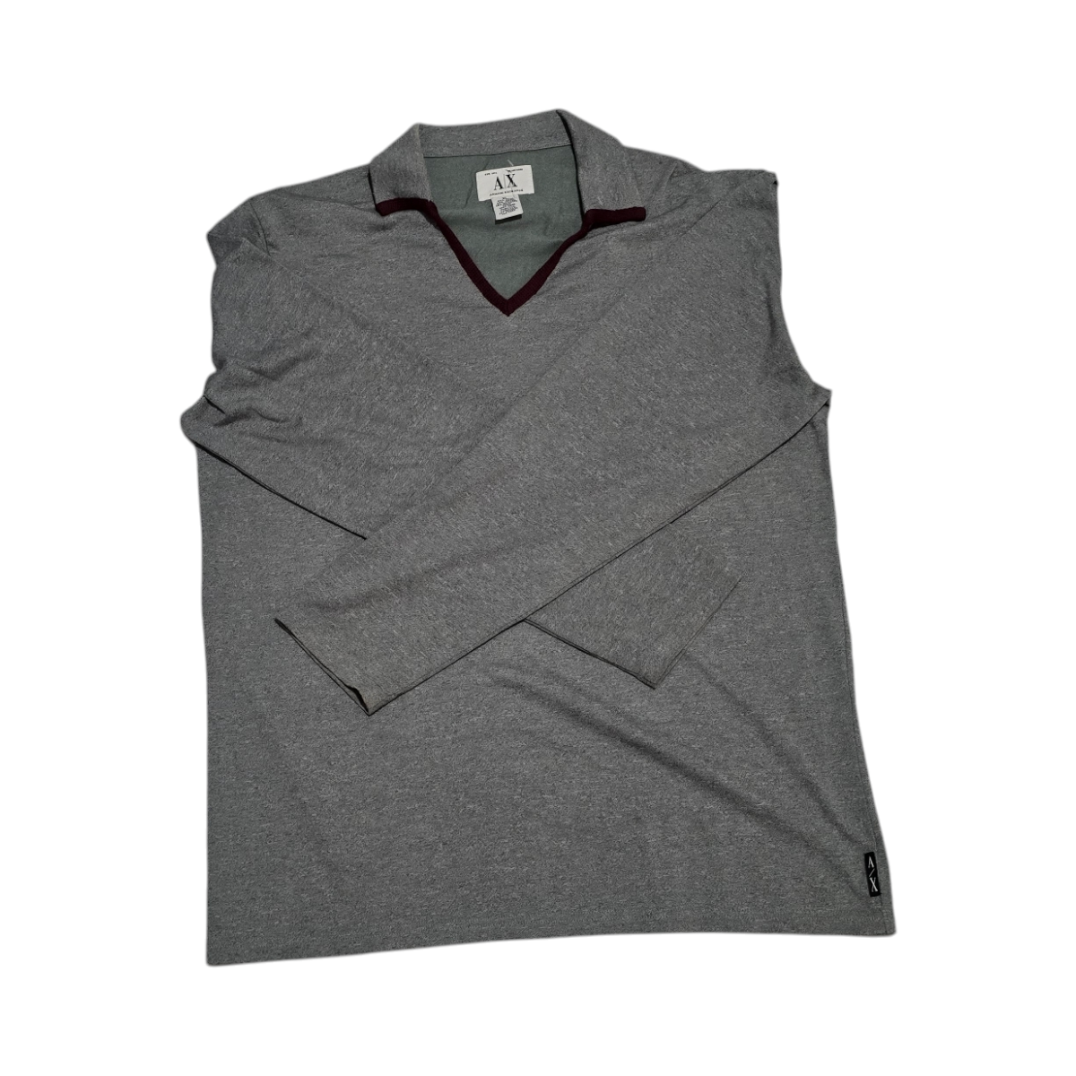 Sueter Armani Exchange Xgrande Xl Gris Vintage