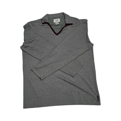 Sueter Armani Exchange Xgrande Xl Gris Vintage