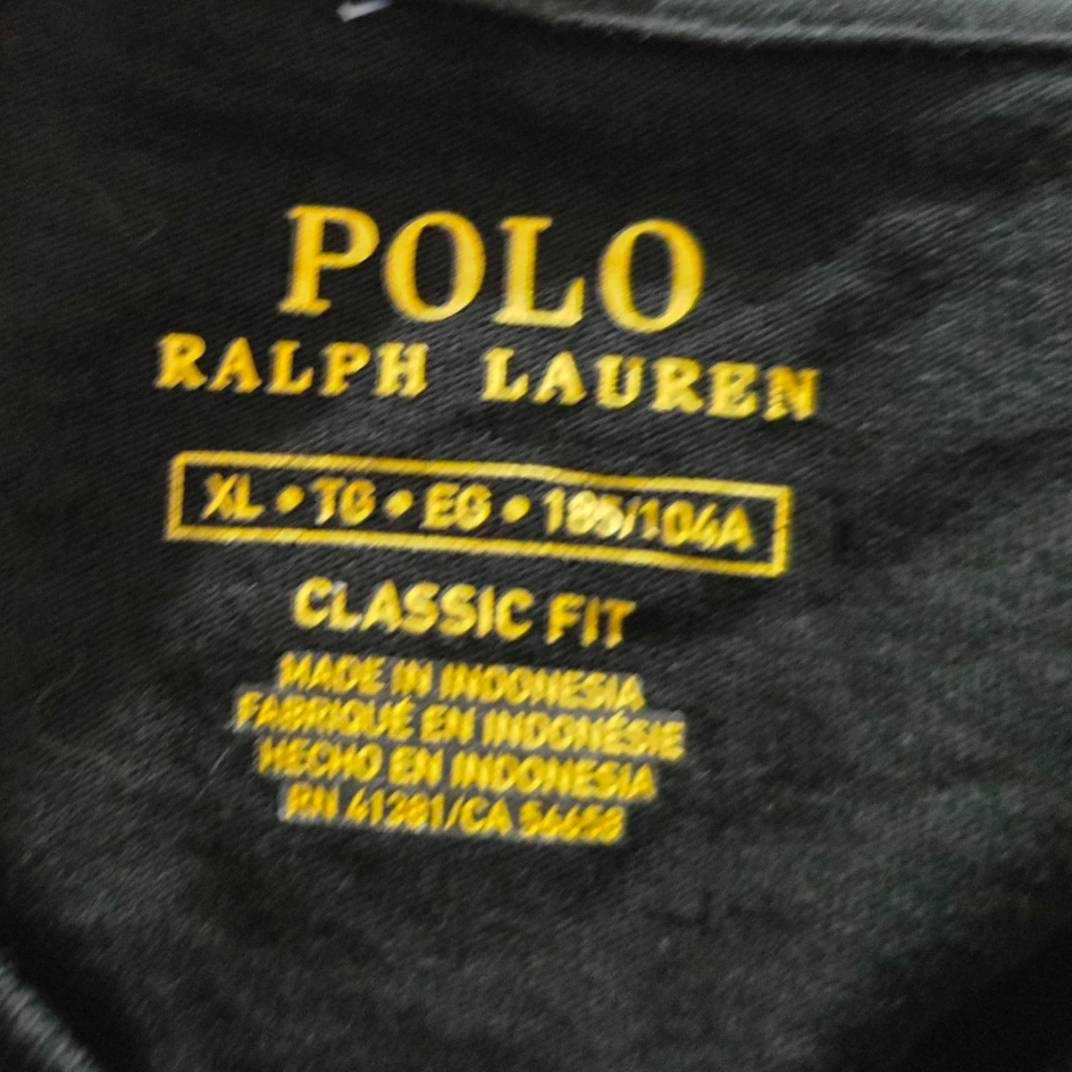 Playera Manga Larga Ralph Lauren Xgrande Xl Negro Pony Rojo