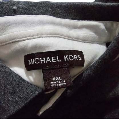 Playera Manga Larga Polo Michael Kors 2xl Gris