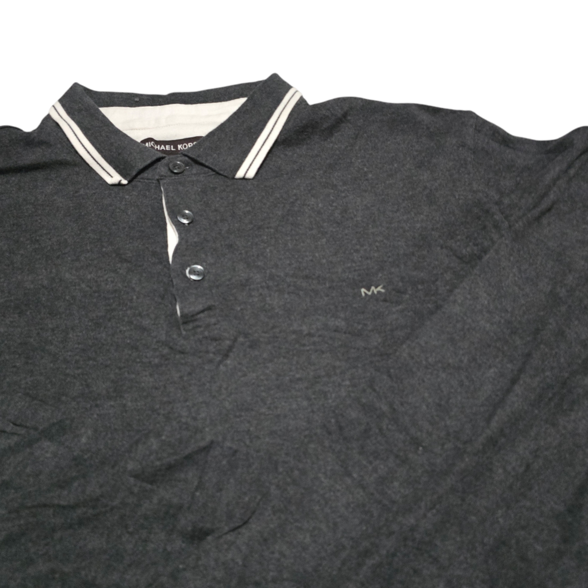 Playera Manga Larga Polo Michael Kors 2xl Gris