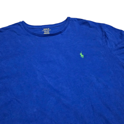 Playera Ralph Lauren 2xl Azul Pony Verde