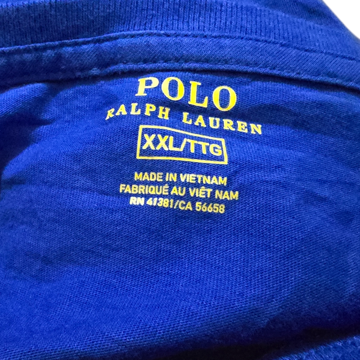 Playera Ralph Lauren 2xl Azul Pony Verde