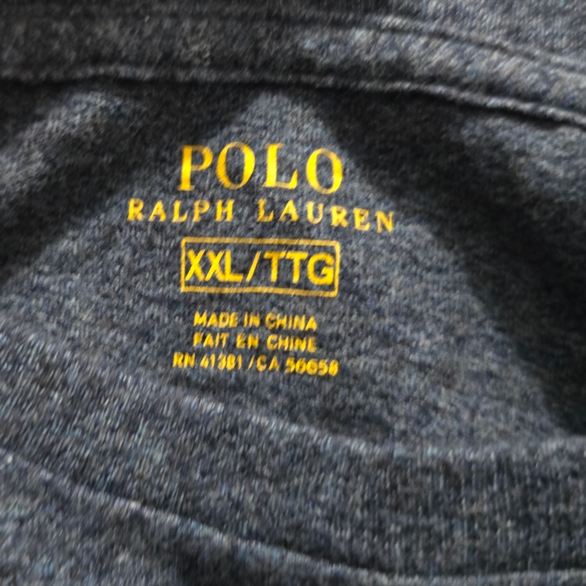 Playera Manga Larga Ralph Lauren 2xl Azul Pony Rojo