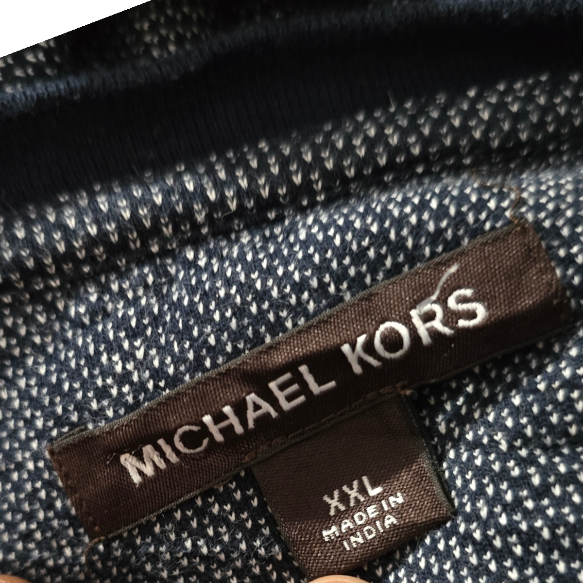 Playera Manga Larga Michael Kors 2xl Azul