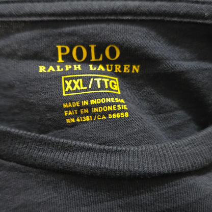 Playera Ralph Lauren 2xl Azul Oscuro Pony Rojo