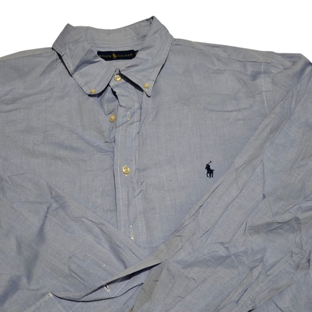 Camisa Ralph Lauren 2xl 18 46 Azul