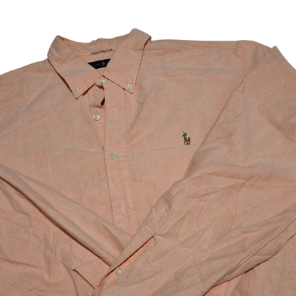 Camisa Ralph Lauren 2xl Naranja Pony Colores