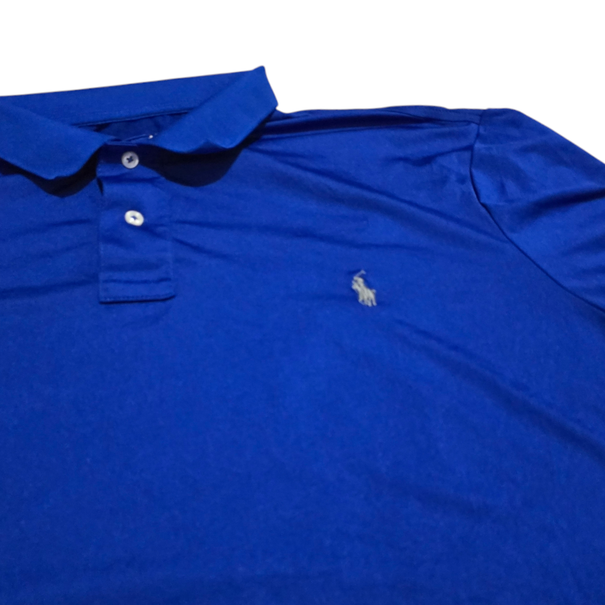 Playera Polo Ralph Lauren 2xl Azul Pony Gris