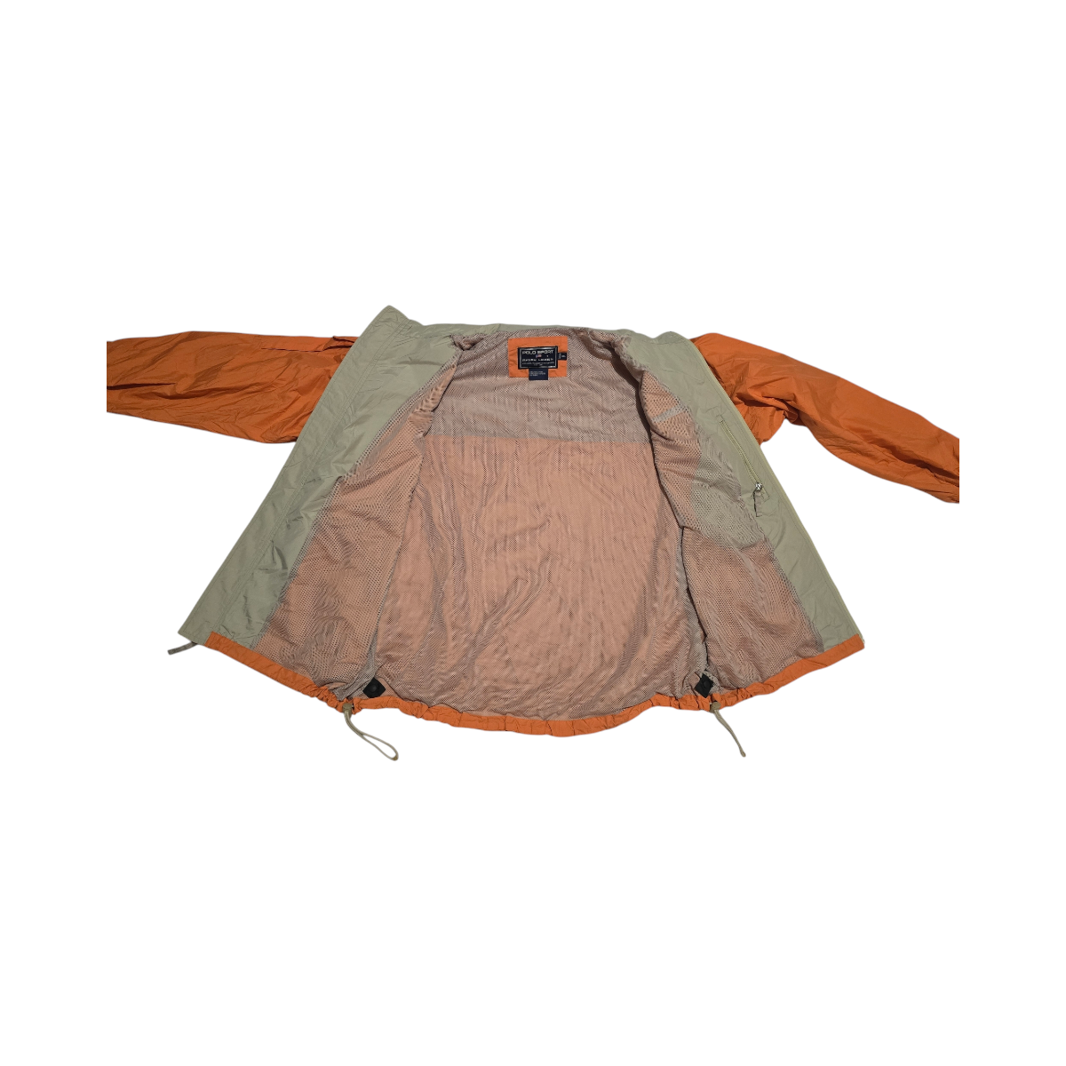 Chamarra Polo Ralph Lauren 2xl Naranja Resistente Agua