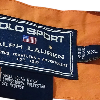 Chamarra Polo Ralph Lauren 2xl Naranja Resistente Agua