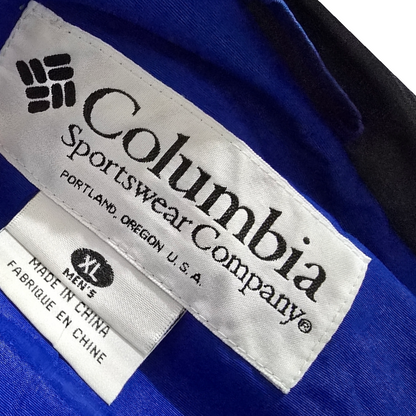 Chamarra Columbia Xgrande Xl Azul Challenge Series (Usado)