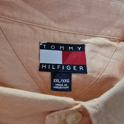 Camisa Tommy Hilfiger 2xl Naranja (Usado)