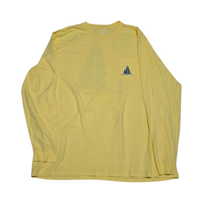 Playera Manga Larga Vineyard Vines 2xl Amarillo (Usado)