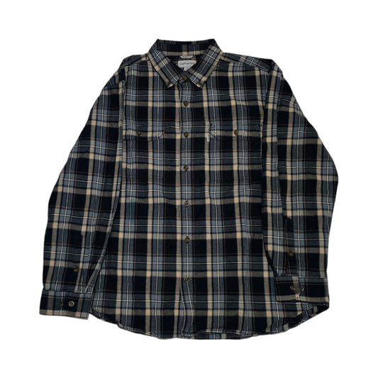 Camisa Carhartt Xgrande Xl Cuadro Azul Relaxed Fit (Usado)