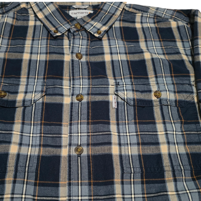 Camisa Carhartt Xgrande Xl Cuadro Azul Relaxed Fit (Usado)