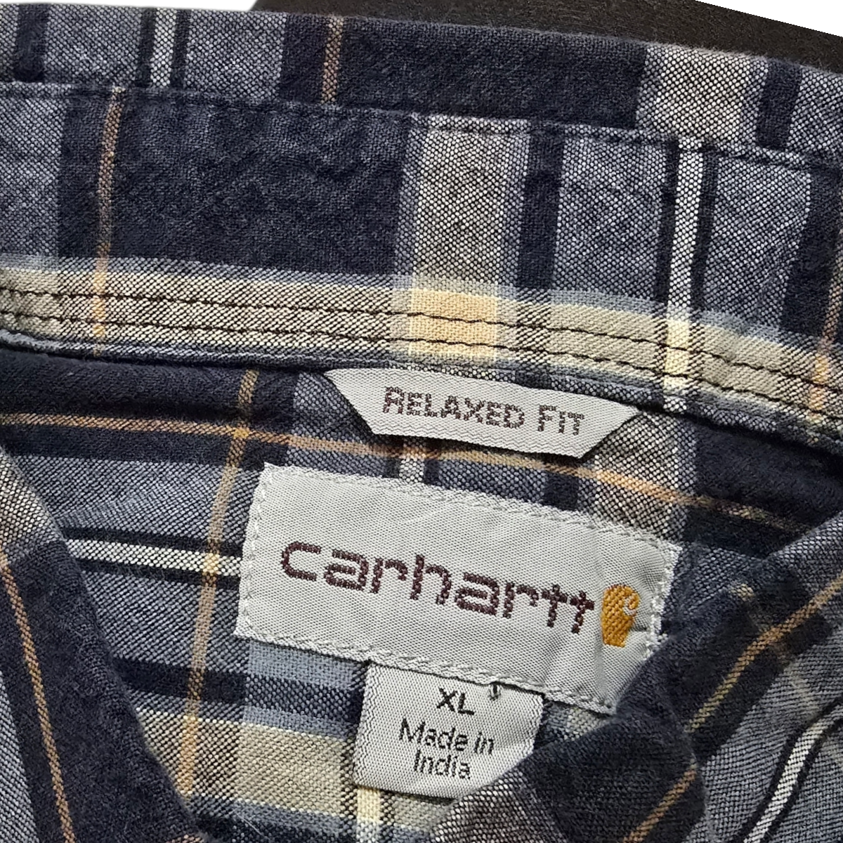 Camisa Carhartt Xgrande Xl Cuadro Azul Relaxed Fit (Usado)