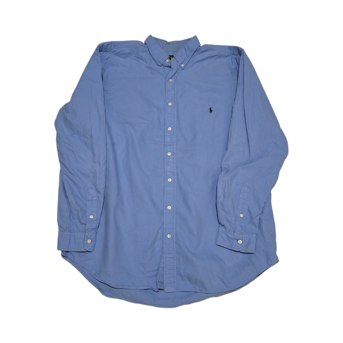 Camisa Ralph Lauren Xgrande Xl Alto Azul (Usado)