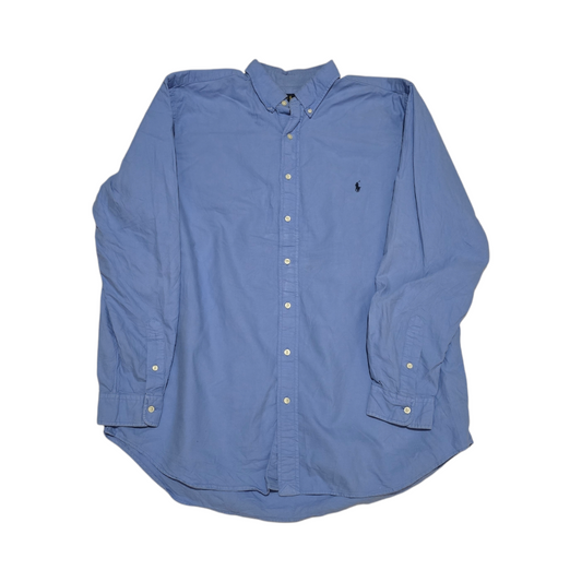 Camisa Ralph Lauren Xgrande Xl Alto Azul (Usado)