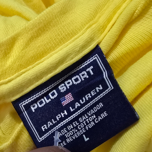Playera Ralph Lauren Sport Grande L Amarillo