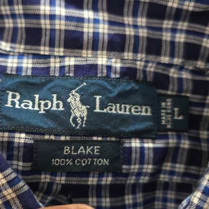 Camisa Ralph Lauren Grande L Blake Cuadro Azul