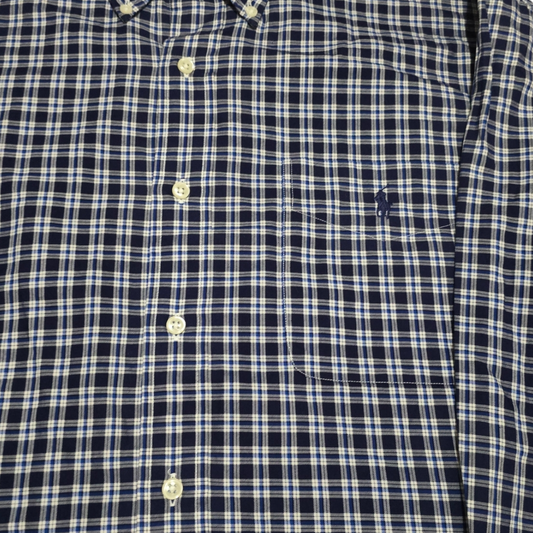 Camisa Ralph Lauren Grande L Blake Cuadro Azul