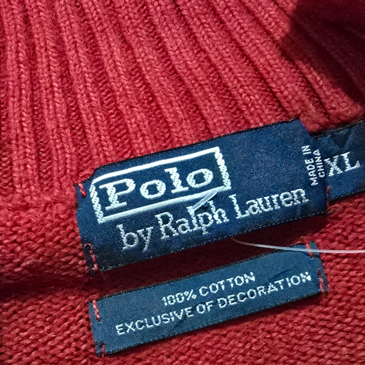 Sueter Ralph Lauren Talla Xl Color Rojo