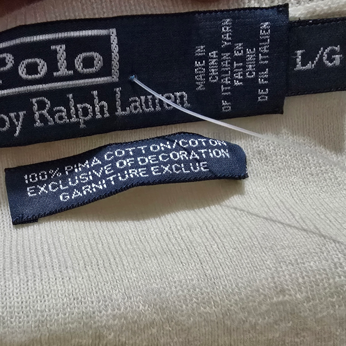 Chaleco Ralph Lauren Grande L Beige