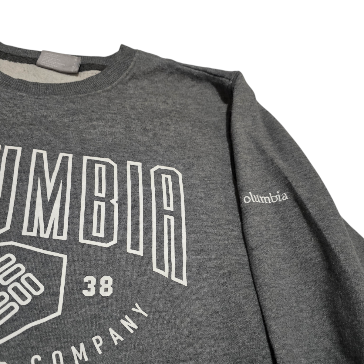 Sudadera Columbia Chico S Gris