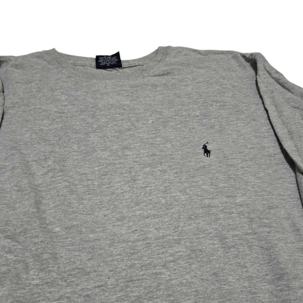 Playera Manga Larga Ralph Lauren Chico S Gris
