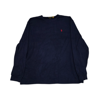 Playera Manga Larga Ralph Lauren Extra Grande Xl Azul