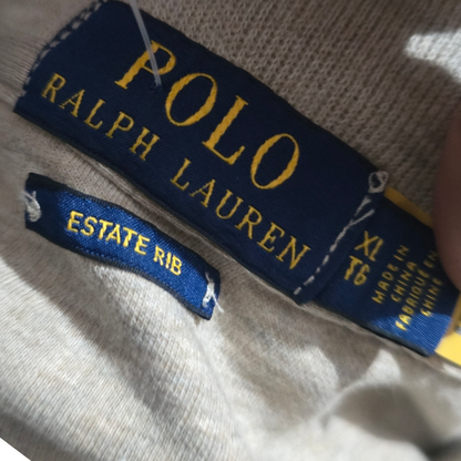 Sueter Ralph Lauren Xgrande Xl Estate Rib Cafe Claro